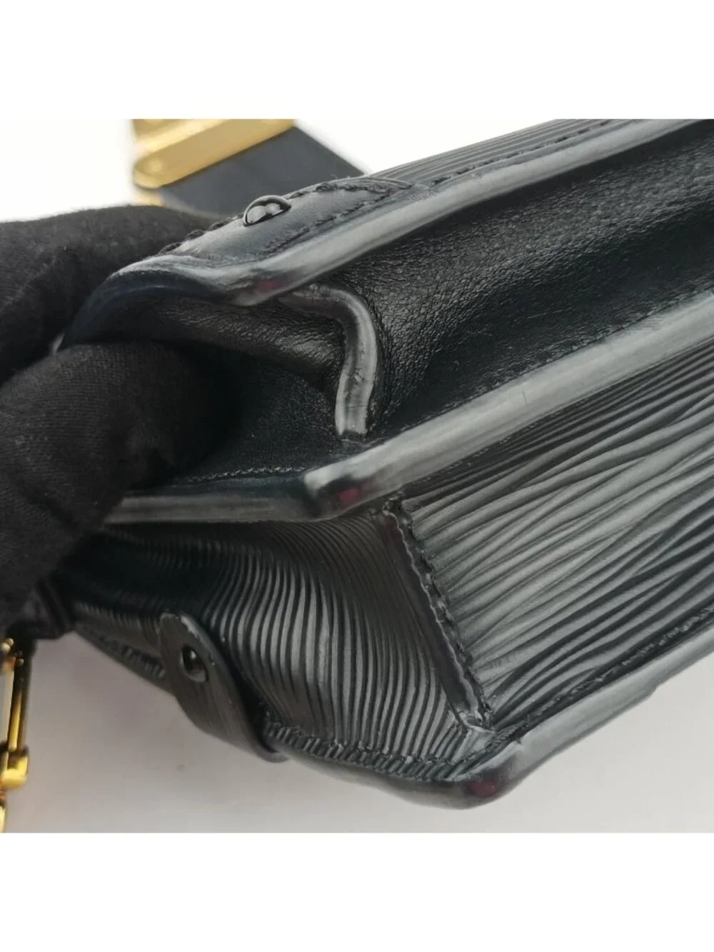Louis Vuitton Trunk Clutch Black Epi and Present